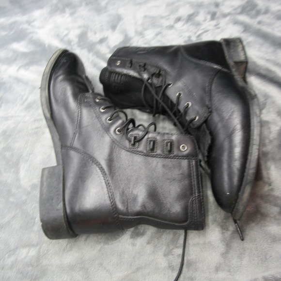 Ariat Boots Womens 9 B Black Leather Lace Kiltie 33501 Riding Heritage Lacer - Picture 5 of 15